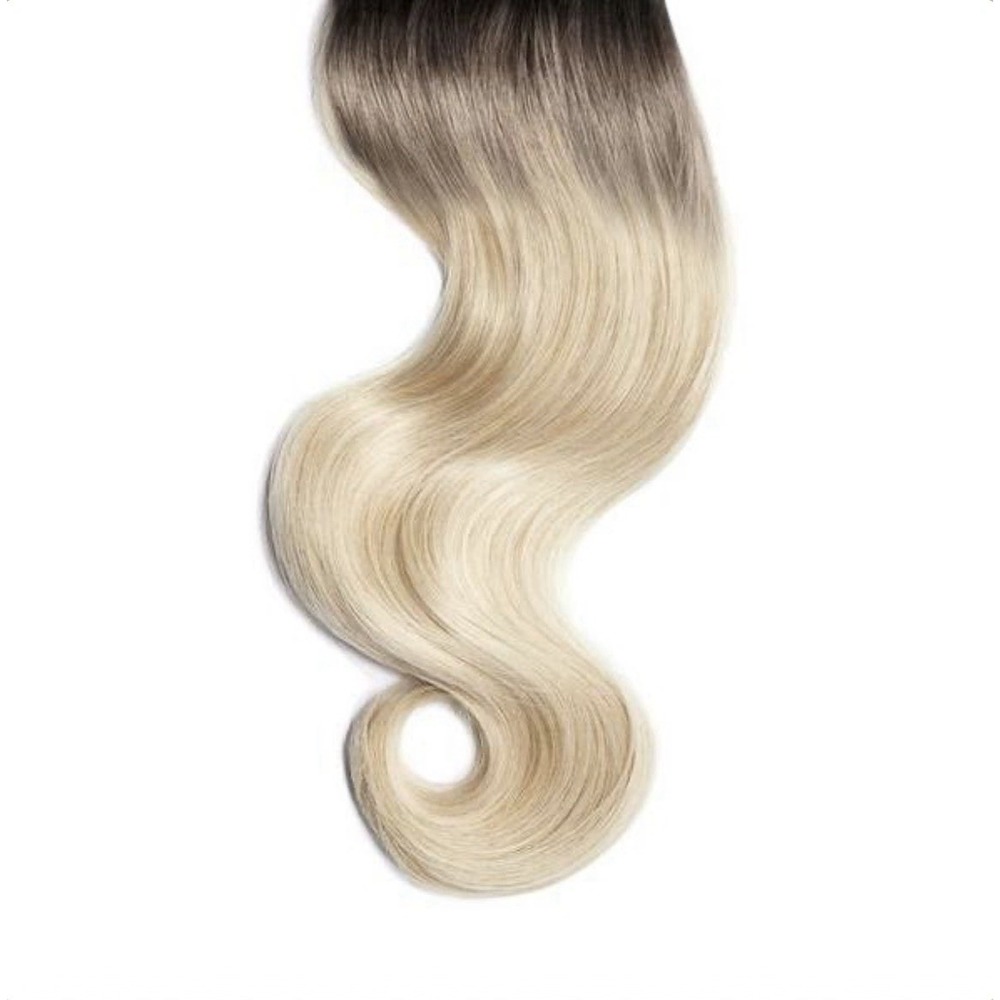 Glam Seamless 20" Remy Tape In Hair Extension Santa Monica Rooted Blonde NEW